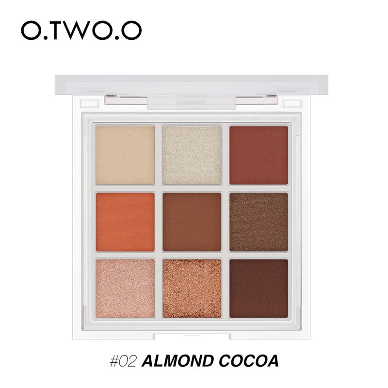 Paleta de sombras de ojos O.TWO.O - 09 colores