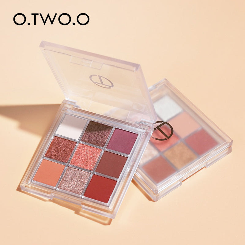 Paleta de sombras de ojos O.TWO.O - 09 colores