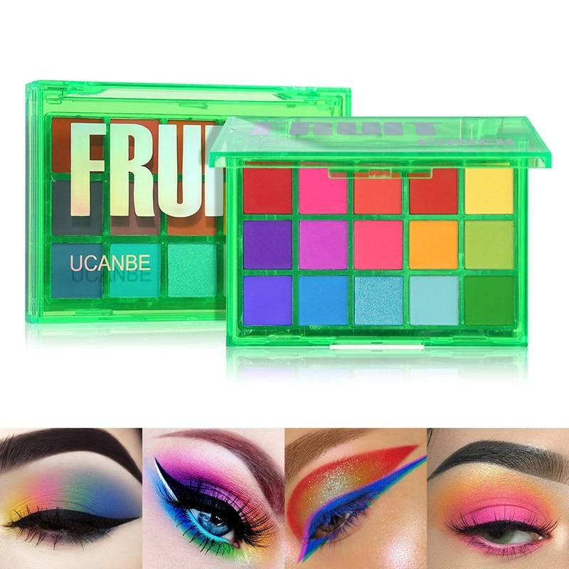 Paleta de sombras de ojos UCANBE - 15 colores