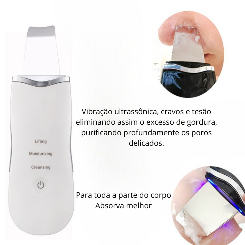 Espátula Peeling Ultrasónica - Para Puntos Negros