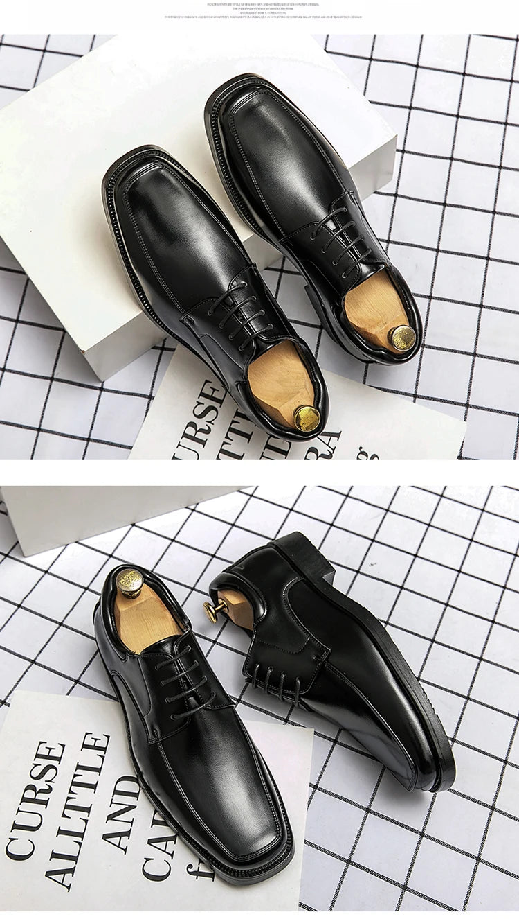 Mens Dress Shoes Genuine Leather Shoes for Men 2024 Social Shoe Male Original Leather Men's Sneakers Man Trend 2024 Loafers Slip