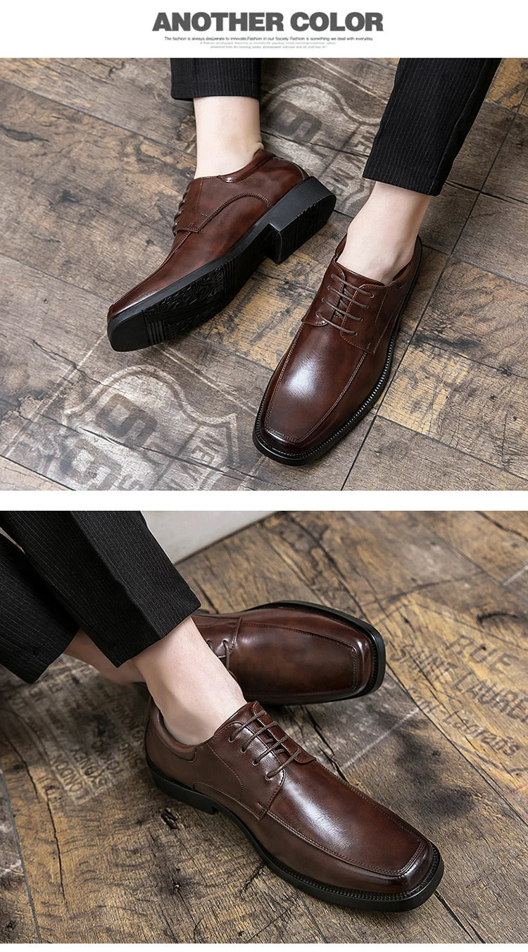 Mens Dress Shoes Genuine Leather Shoes for Men 2024 Social Shoe Male Original Leather Men's Sneakers Man Trend 2024 Loafers Slip