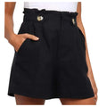 Short ou bermuda feminina casual wide leg