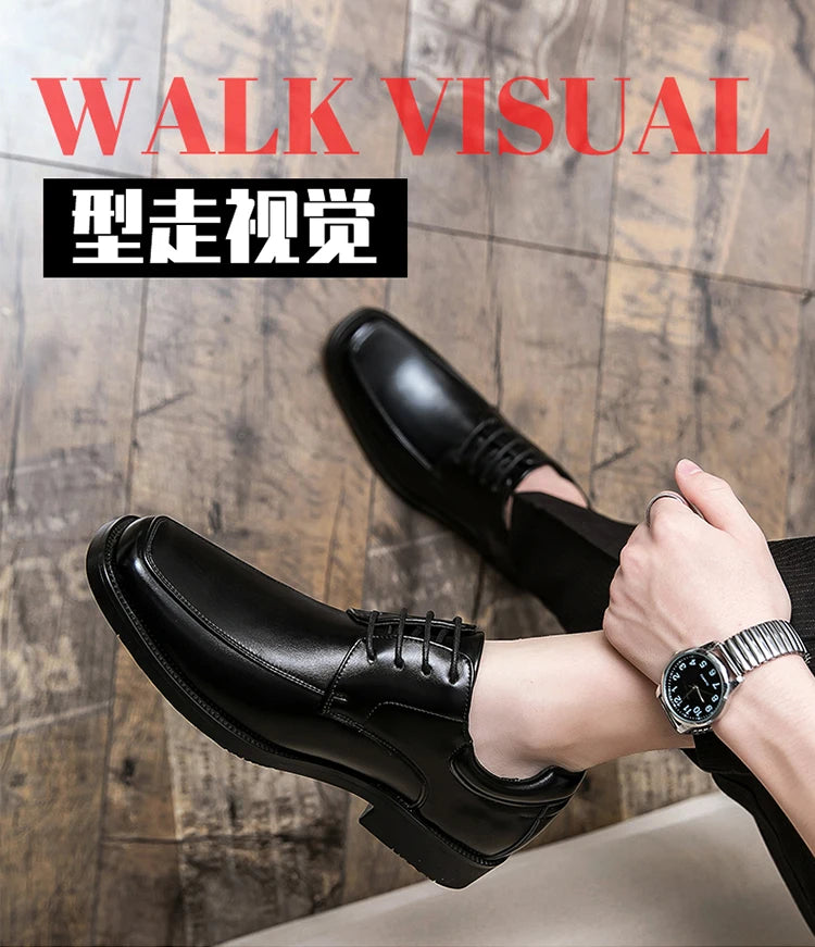 Mens Dress Shoes Genuine Leather Shoes for Men 2024 Social Shoe Male Original Leather Men's Sneakers Man Trend 2024 Loafers Slip